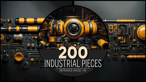 Industrial Pieces 4K Reference/Concept Images