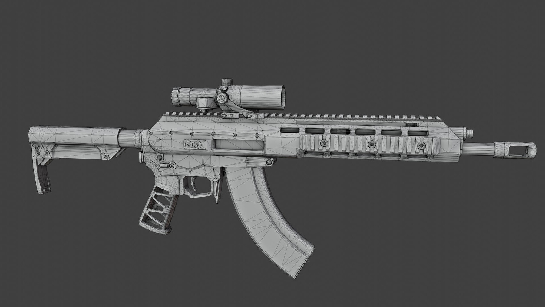 ArtStation Arak21 MK47 Rifle Game Assets