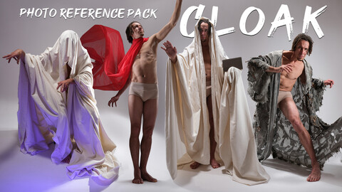 A Cloak- Reference Pack For Artists 476 JPEGS noAI