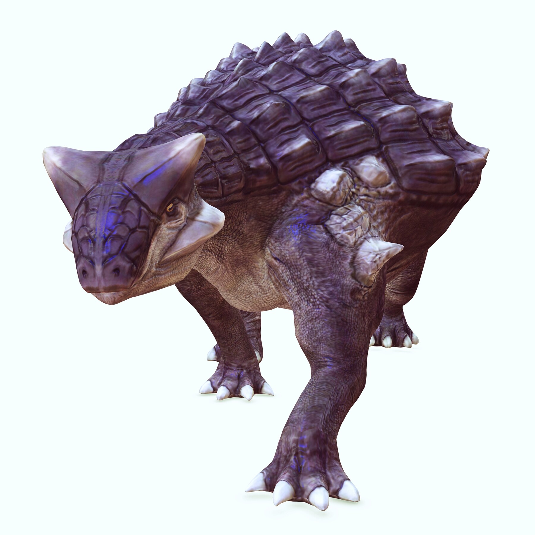 Dinosaur Ankylosaurus Run, Banco de Video - Envato Elements