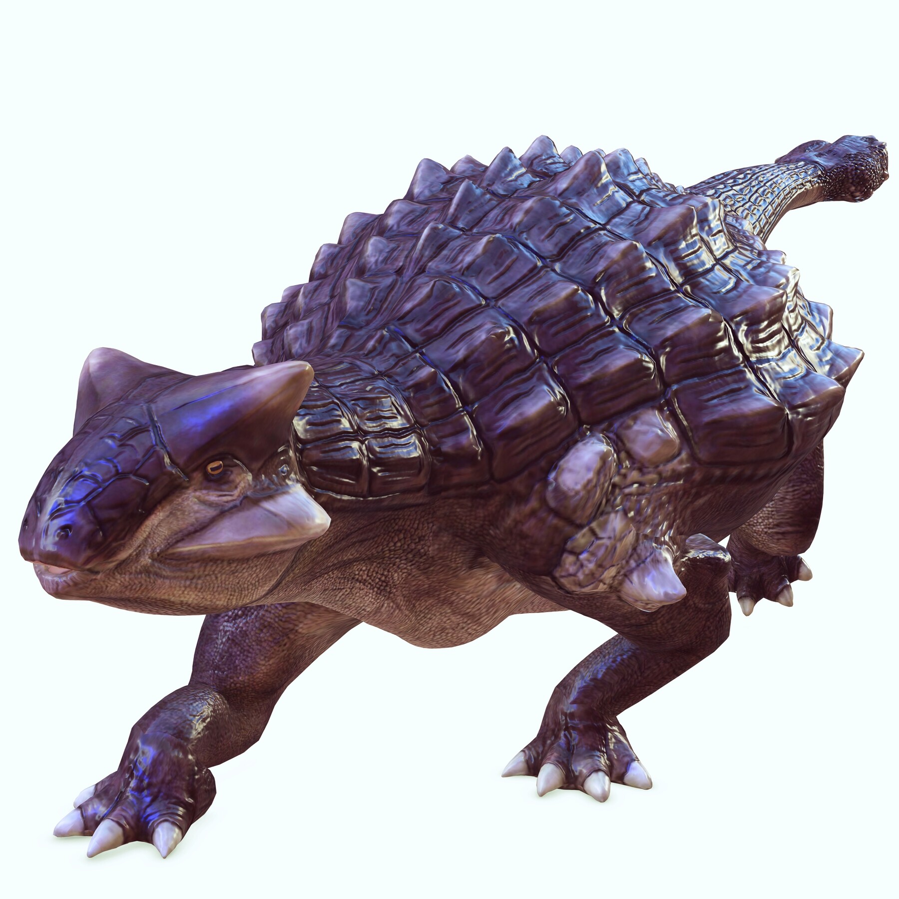 Ankylosaurus Dinosaurs - 3D Model Animated - PixelBoom