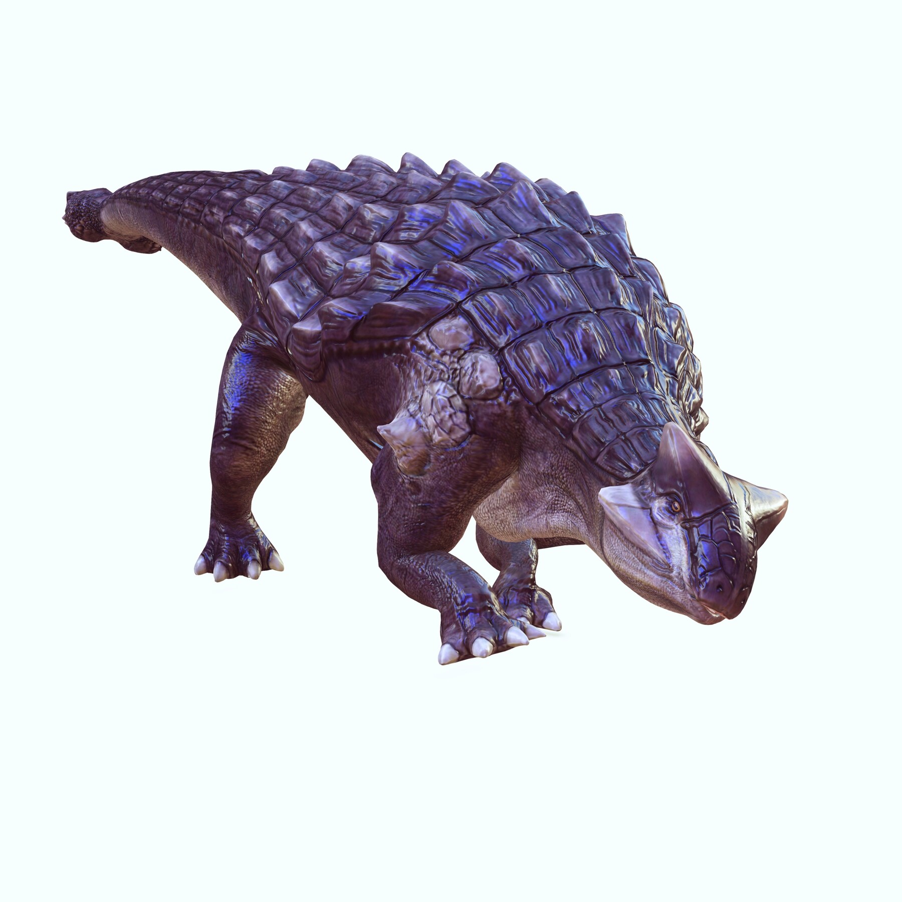 Ankylosaurus Dinosaurs - 3D Model Animated - PixelBoom