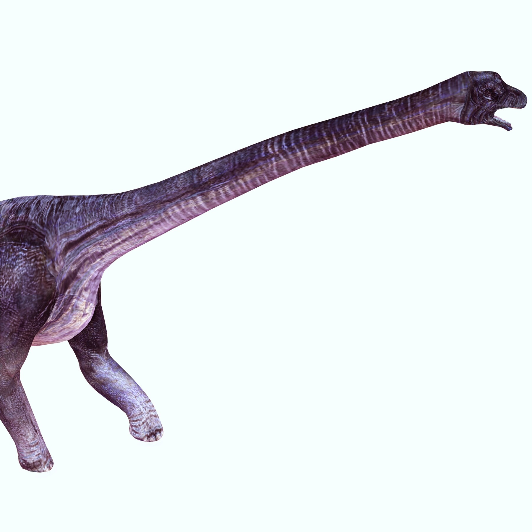 Adesivo Dinosauri, Brachiosaurus - render 3D 