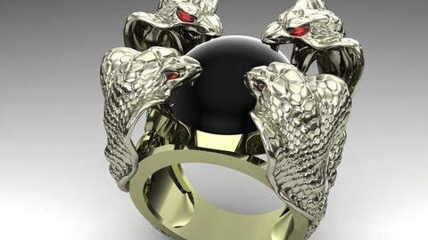 Snake Ring-1 3D-print model file