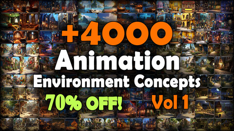 4000 Animation Concept Reference Pack | MEGA Bundle | 4K | v.1