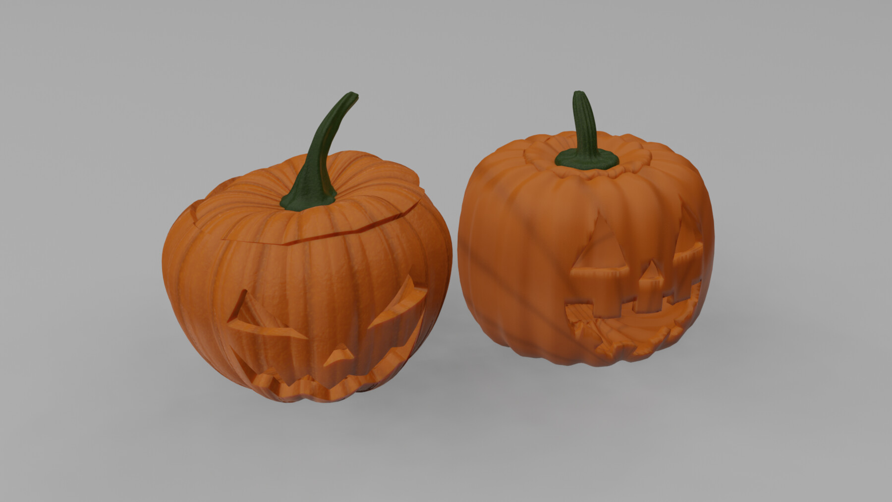 ArtStation - Halloween Pumpkin Pack Collection 3D Model | Resources