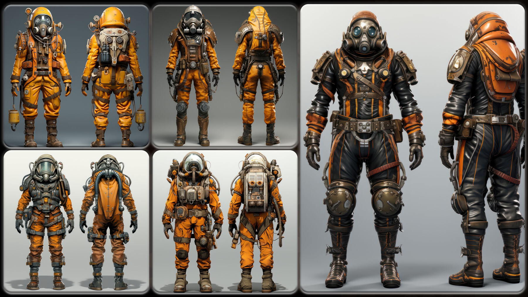 ArtStation - 200 Masculine Atompunk Outfit Reference Pack | 4K | v.108 ...