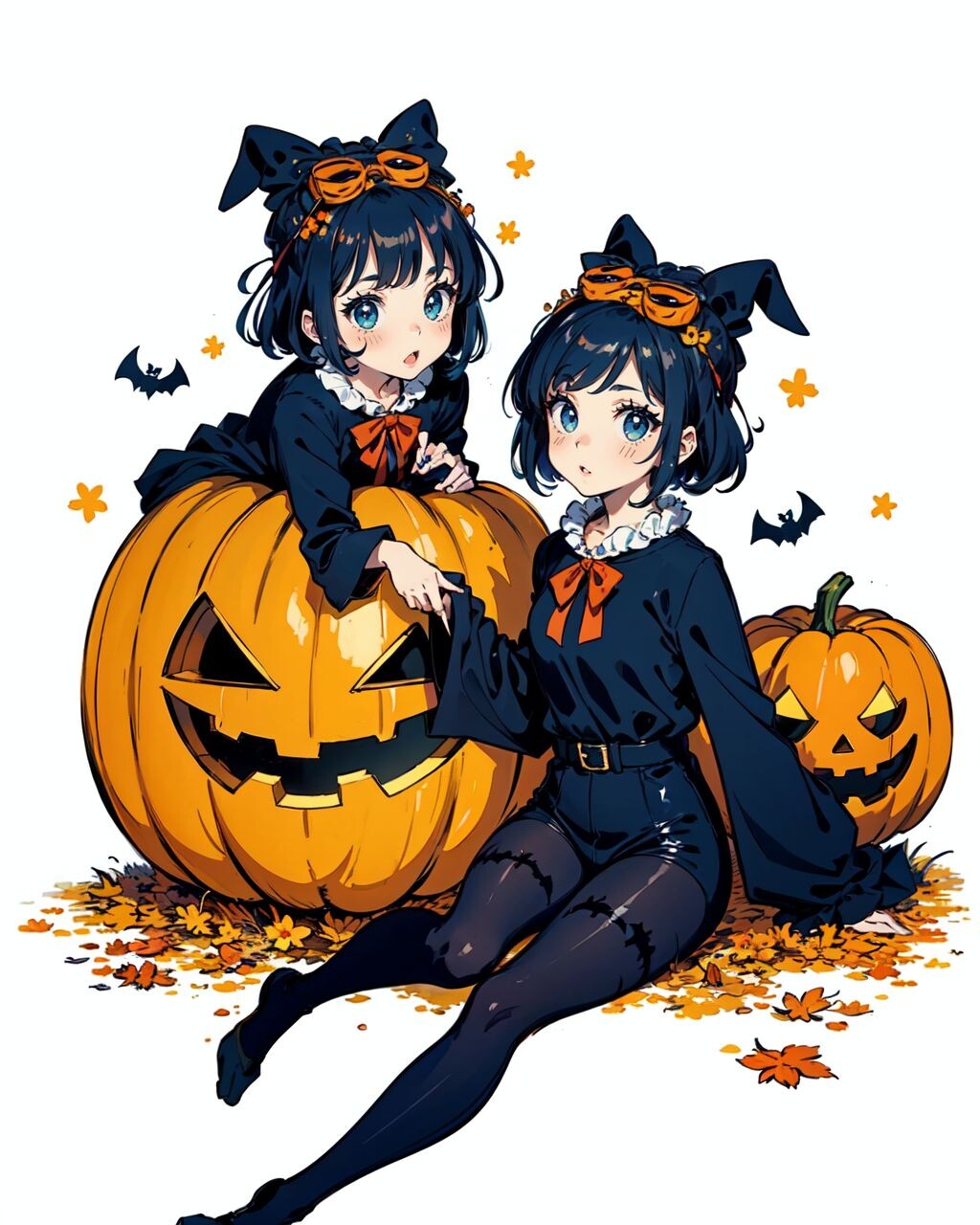 Anime girl Halloween - Fine Art VIP club - Digital Art, People & Figures,  Animation, Anime, & Comics, Anime - ArtPal