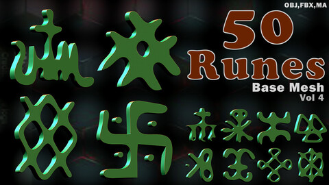 50 Runes Base Mesh Vol 4