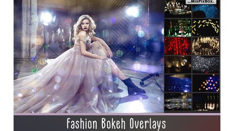 Fashion Bokeh Photo Overlays