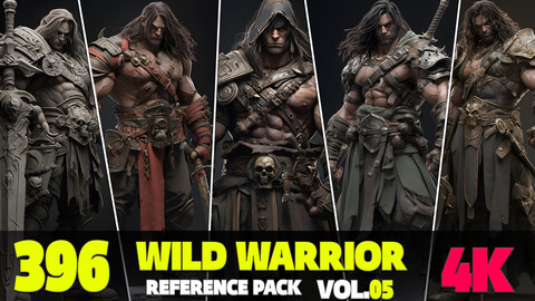 396 4K Wild Warrior Reference Pack Vol.05