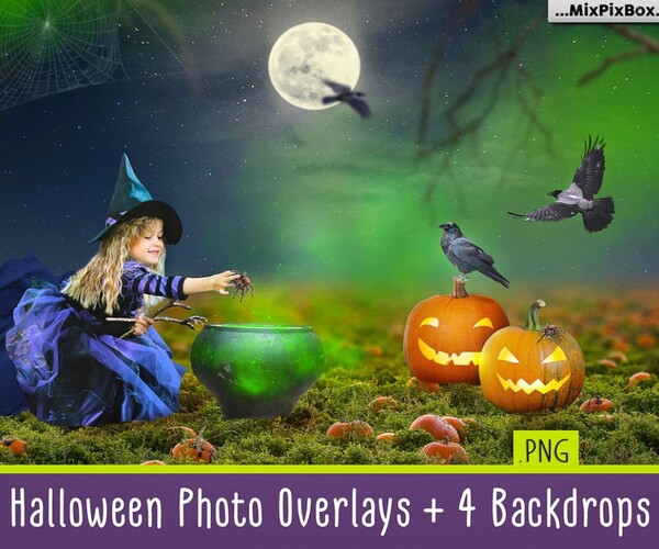 ArtStation - Halloween overlays | Resources