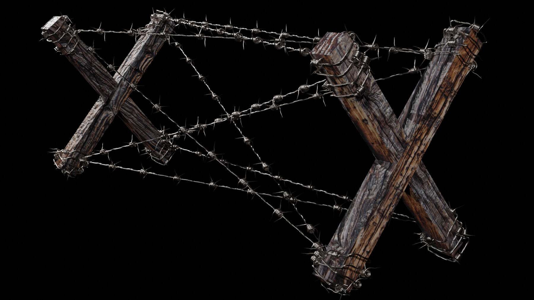 ArtStation - Wired Fence | Game Assets