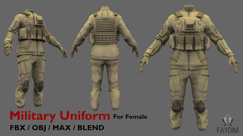 Military Uniform for female
