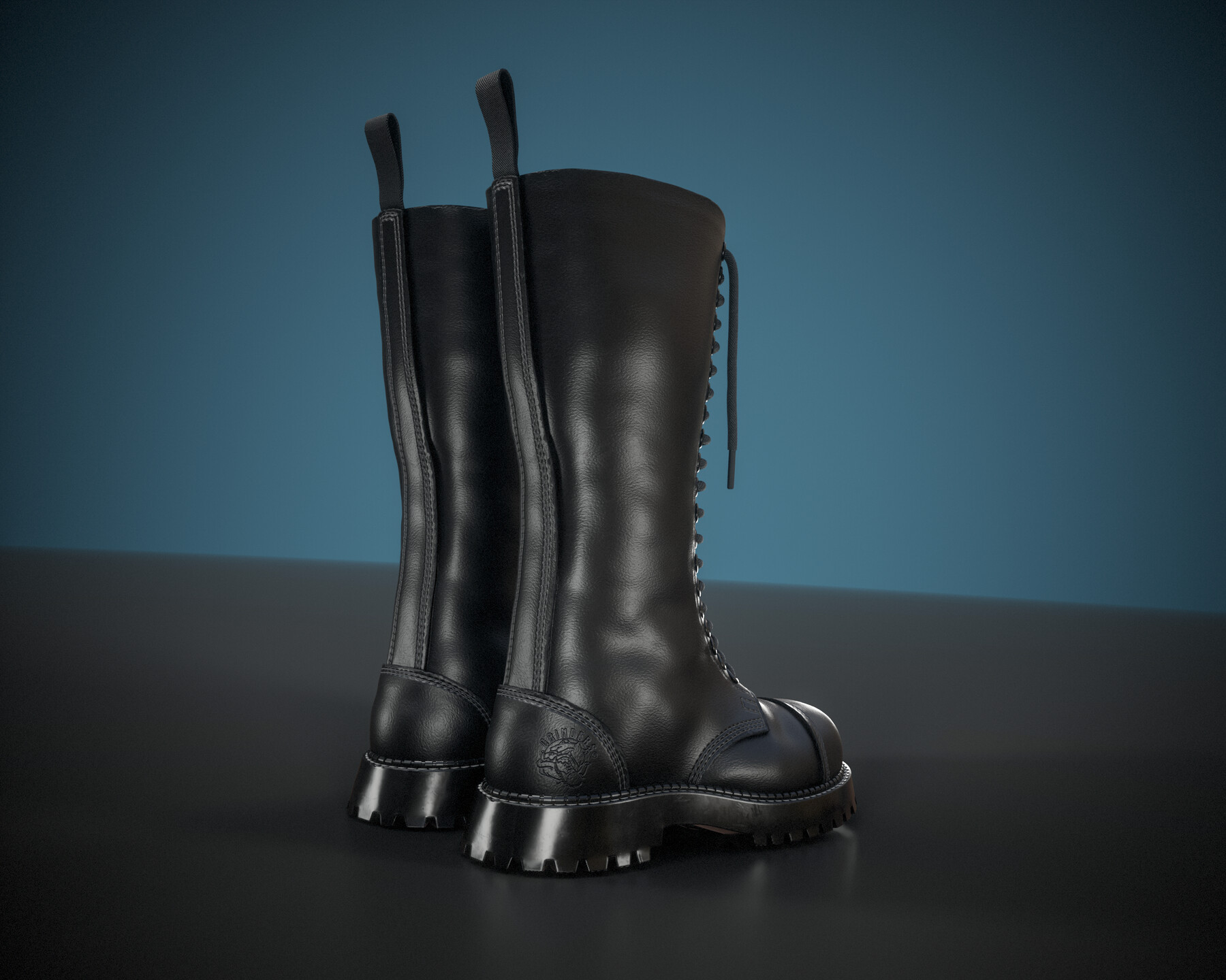 ArtStation - Grinders Boots - Stag HIGH | Game Assets