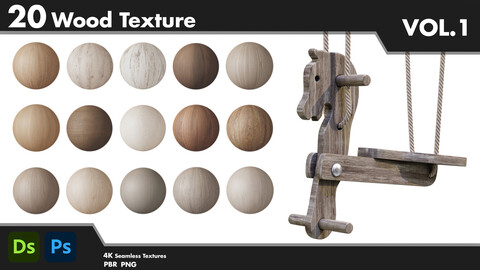 20 Wood - Seamless 4K Texture (Vol.1)