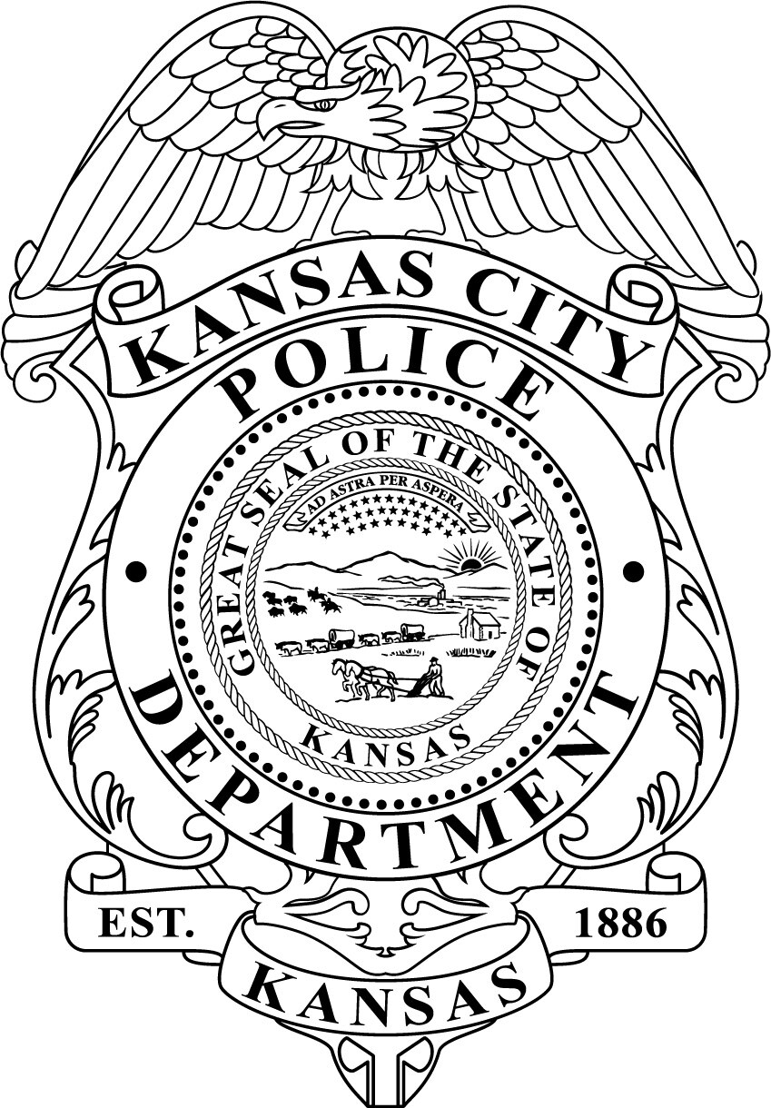 ArtStation - Kansas City vector Police Badge svg with eagle outline