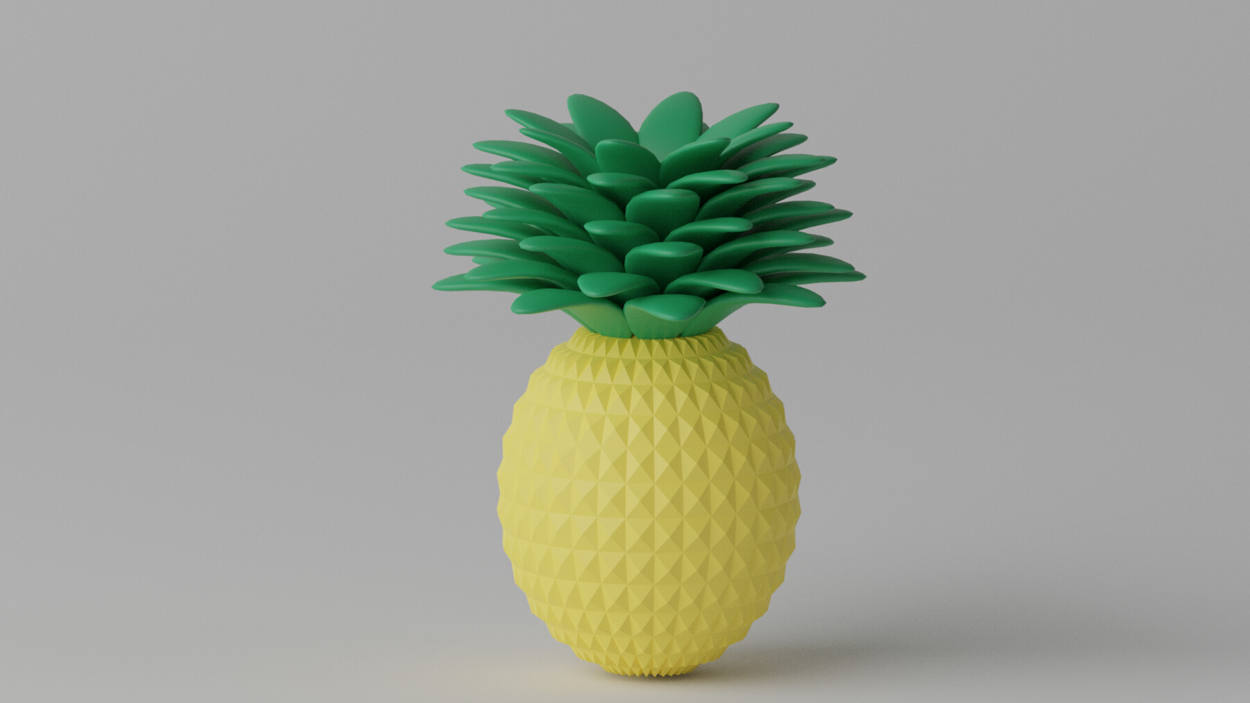 Artstation Cartoon Pineapple 3d Model Resources 0285