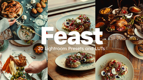 20 Feast LUTs & Lightroom Presets