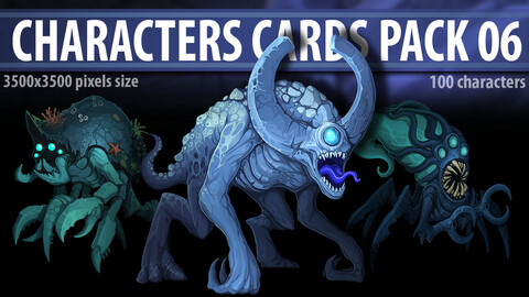 Characters Cards pack 06