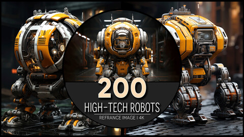 High-Tech Robots 4K Reference/Concept Images