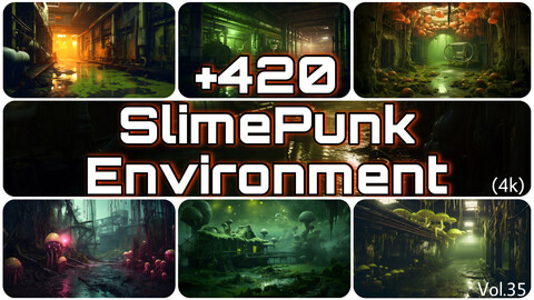 +420 Slimpunk Environment Concept (4k)