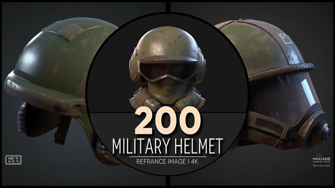 Military Helmet 4K Reference/Concept Images