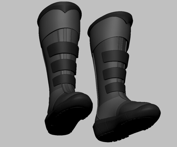 ArtStation - SuperHero Boots 3 | Game Assets