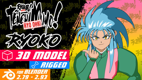 Ryoko - Tenchi Muyo Ryo Ohki - Model 3D Blender