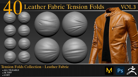 40 leather Tension Folds Collection_ VOL.03