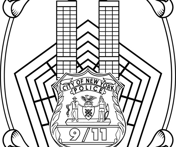Artstation Nycp Police Tour 9 11 Logo New York City Police Tour Badge Ny City Police Tour 8895