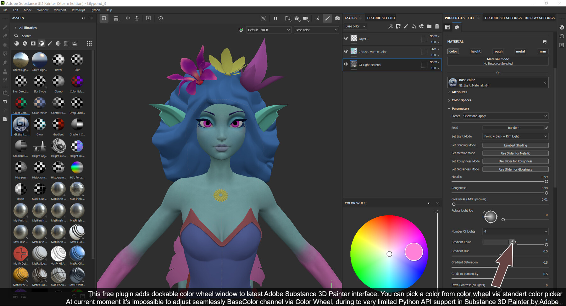 Color picker  Substance 3D Painter