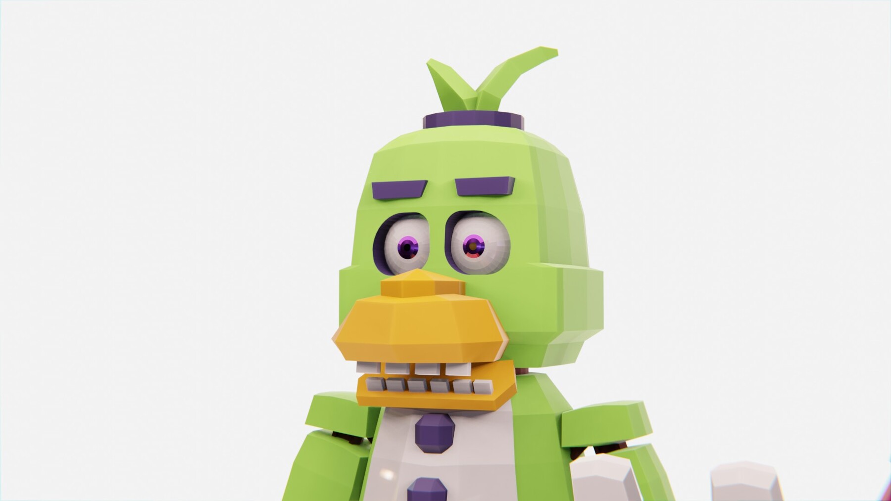 ArtStation - Animatronics character low poly fnaf