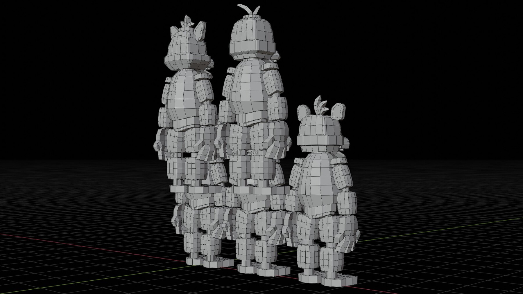 ArtStation - Animatronics character low poly fnaf