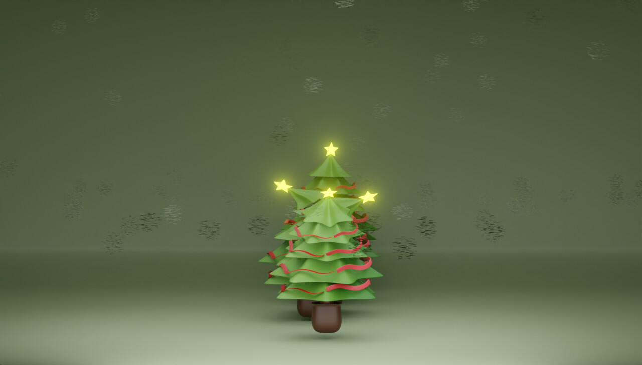 Artstation - Christmas Tree Dance In Blender 