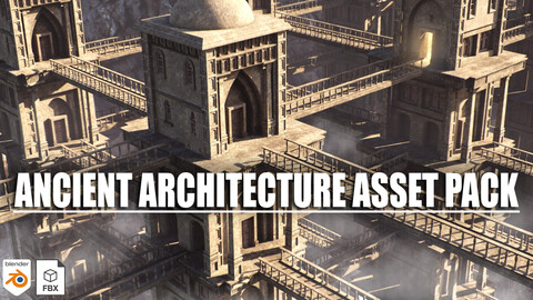 Modular Ancient Architecture-Temple Asset Pack