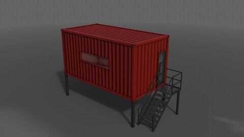 PBR Container House CA 20ft V5
