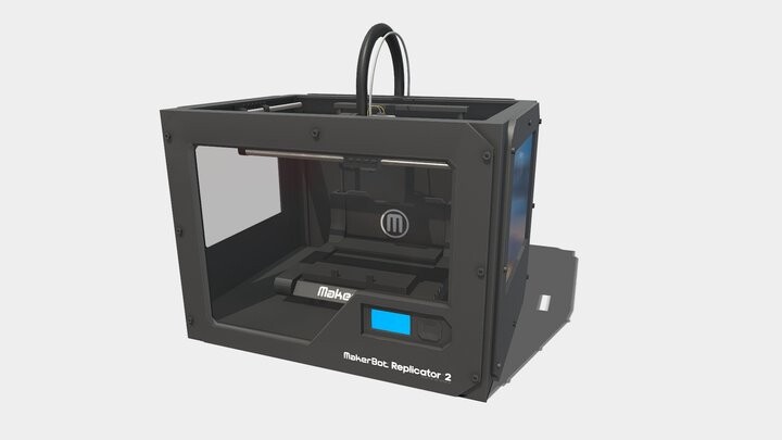 ArtStation - Makerbot Replicator 2 3D Printer | Game Assets