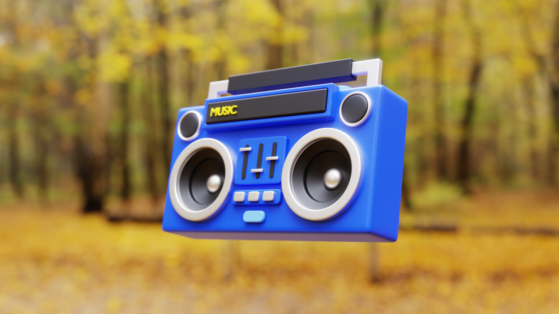 ArtStation - Boombox | Retro | Speaker | Sound | Music | Band | Tape ...