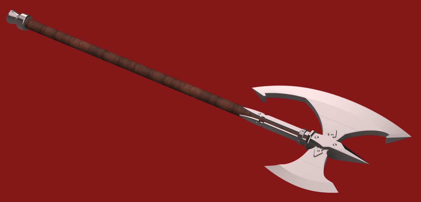 ArtStation - Baldur's Gate 3 - Karlach axe 3D model | Resources