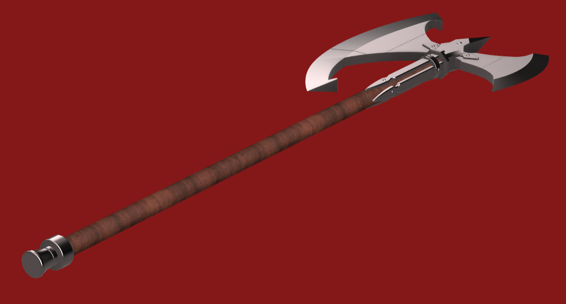 ArtStation - Baldur's Gate 3 - Karlach axe 3D model | Resources