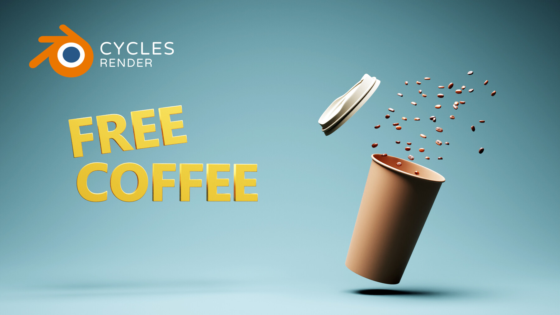 ArtStation - Coffee Cup 3D Product Animation Blender Template | Resources