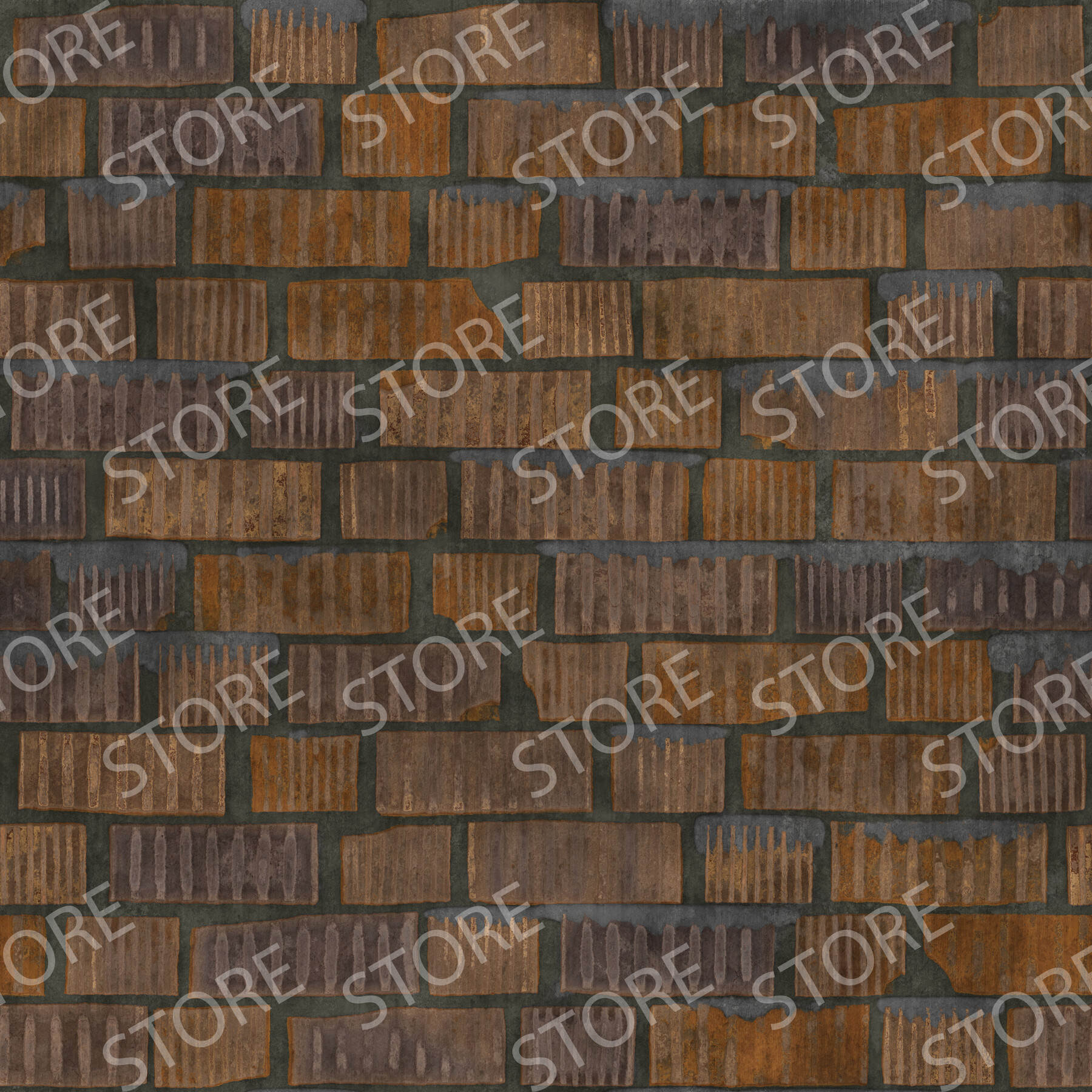 ArtStation - Bricks Seamless Texture Patterns 2k (2048*2048)