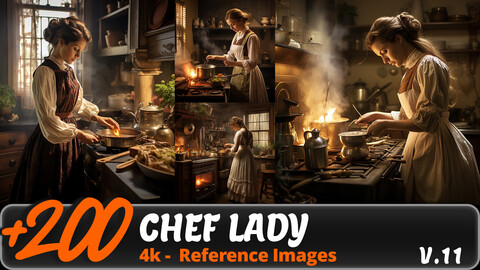 CHEF LADY VOL. 11/ 4K/ Reference Image