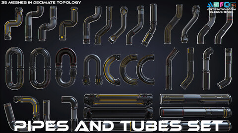 Pipes and Tubes set
