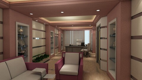 Modern Office Interior 3D