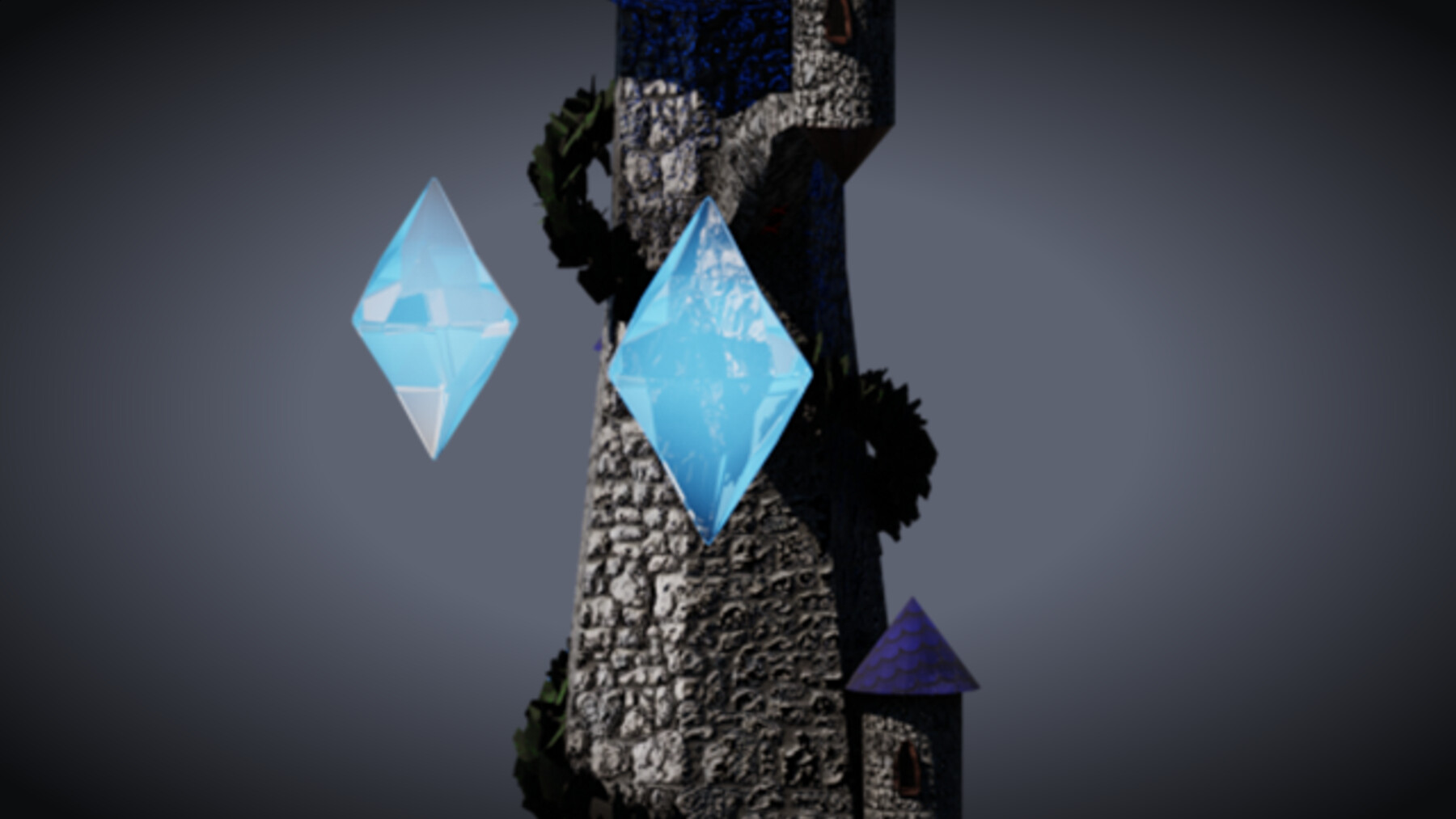 Free Stone Tower Game Assets 