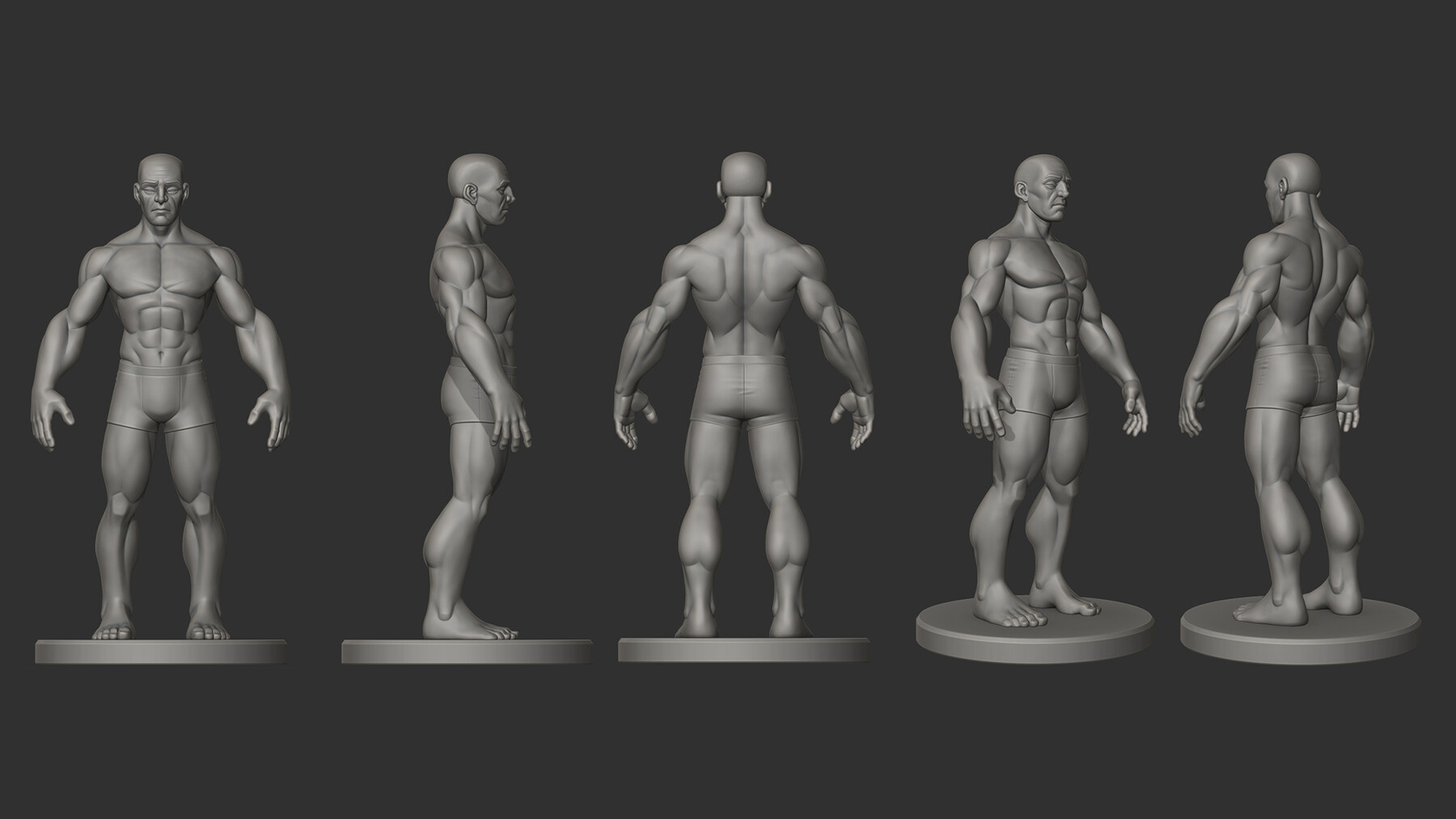 Artstation - Stylized Male Model - Ready To Print 