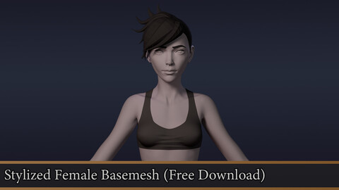 Stylized Female Basemesh