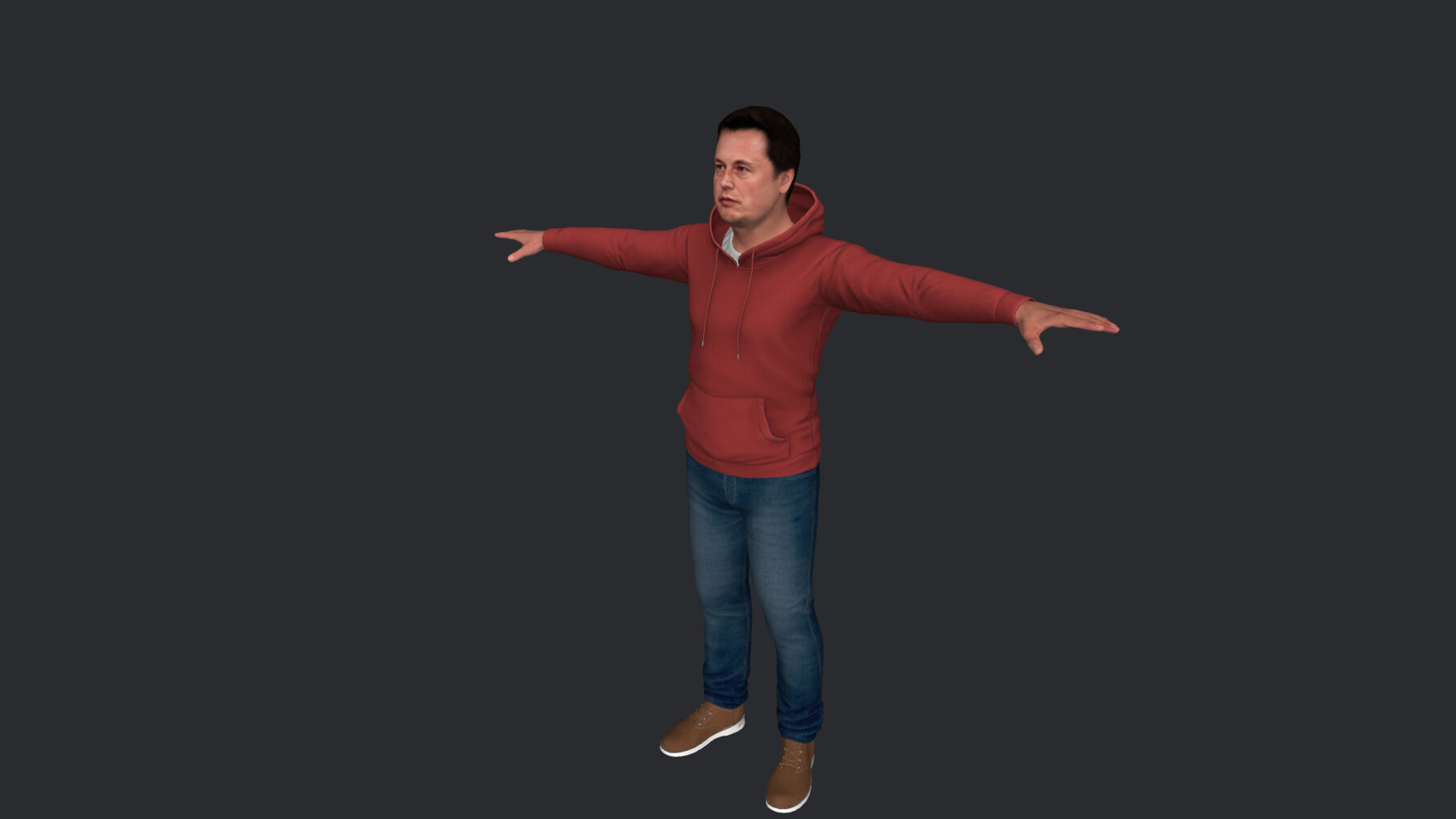 Elon Musk T-Pose - Buy Royalty Free 3D model by Elephai (@elephai) [7f4a40f]